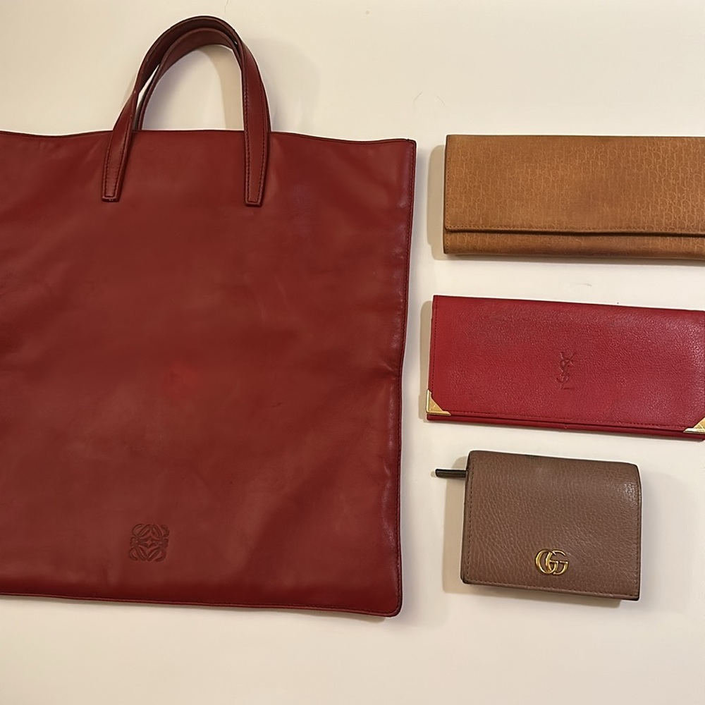 Assorted Louis Vuitton, Gucci, Loewe,MCM, YSL,Christian Dior handbags & wallets - Picture 2 of 16